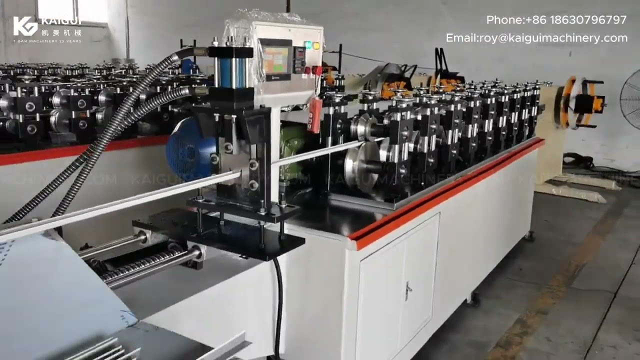 KAIGUI suspension ceiling TEE GRID system Main Tee, Cross Tee, Wall Angle High Speed 100m/min