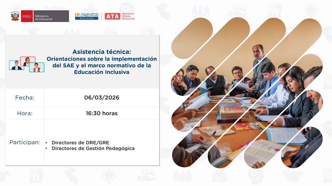 Orientaciones sobre la implementación del SAE y el marco normativo de la Educación inclusiva