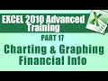 Microsoft Excel 2010 Advanced Training - Part 17 - Charting &amp; Graphing Financial Information