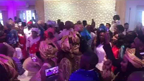 Charles Emeka gets party started