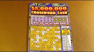 WORDS ON WED. 282: $20 $5M CROSSWORD CASH FL Lottery Scratch Ticket