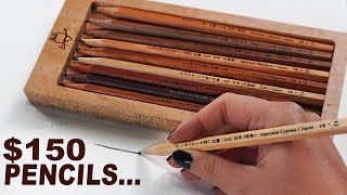 Testing The World's Most EXPENSIVE Wood Pencils..*impossible to get*