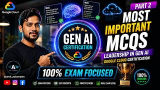 GCP GenAI Leadership Exam — 30 MCQ Quiz | Transformers, LLMs, Tokens & Scaling Laws