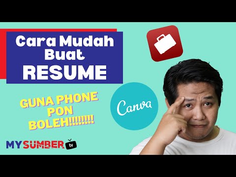 Dibuang Kerja Atau Baru Cari Kerja, Tak Tahu Nak Buat Resume? Ini Cara Mudah Buat Resume Online Je!