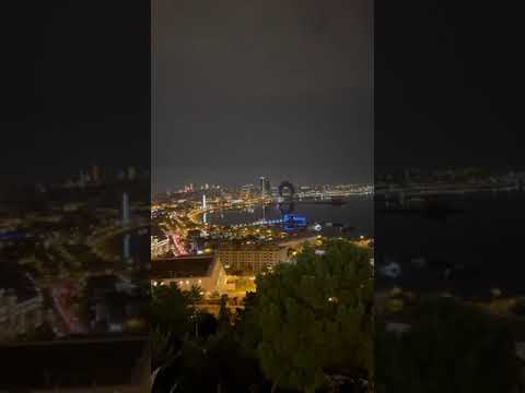 Bakü gece görünüşü.