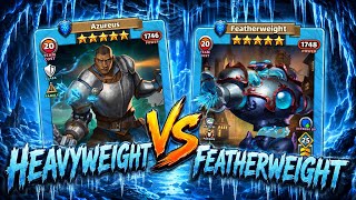 FEATHERWEIGHT VS AZUREUS Who claims the title belt in the Battle of the Blues?!🥶🥶 Empires & Puzzles  screenshot 3