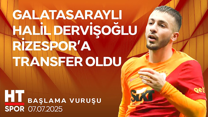 Çaykur Rizespor'dan Halil Dervişoğlu Hamlesi I Başlama Vuruşu - 7 Temmuz 2025