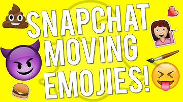 Snapchat Update v9.28.0.0 - How to Use 3D Stickers on Snapchat (Moving Emojis)