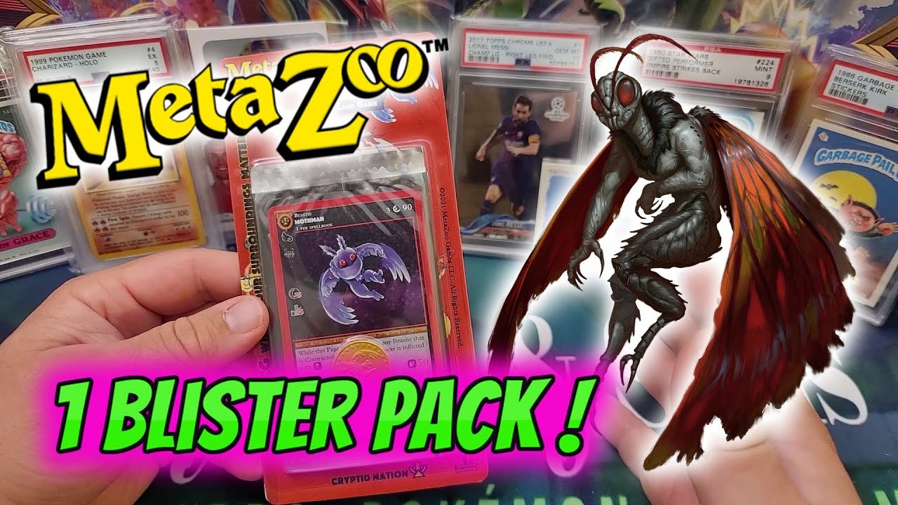 1st Edition MetaZoo Blister Pack Opening! Mothman Promo & Coin!