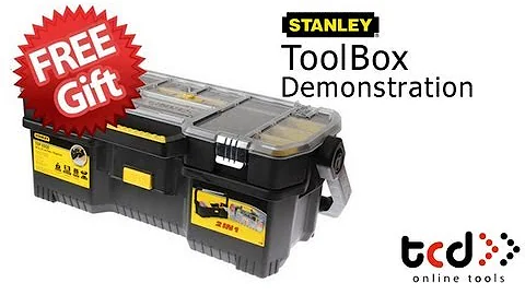 Stanley Toolbox + Tote Tray Organiser - XMS12TOOLBOX