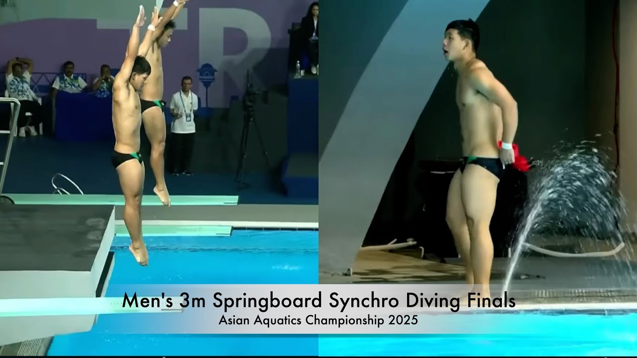 Men's 3m Synchro Spring-board Diving Finals | Asian Aquatics Diving Championship 2025 