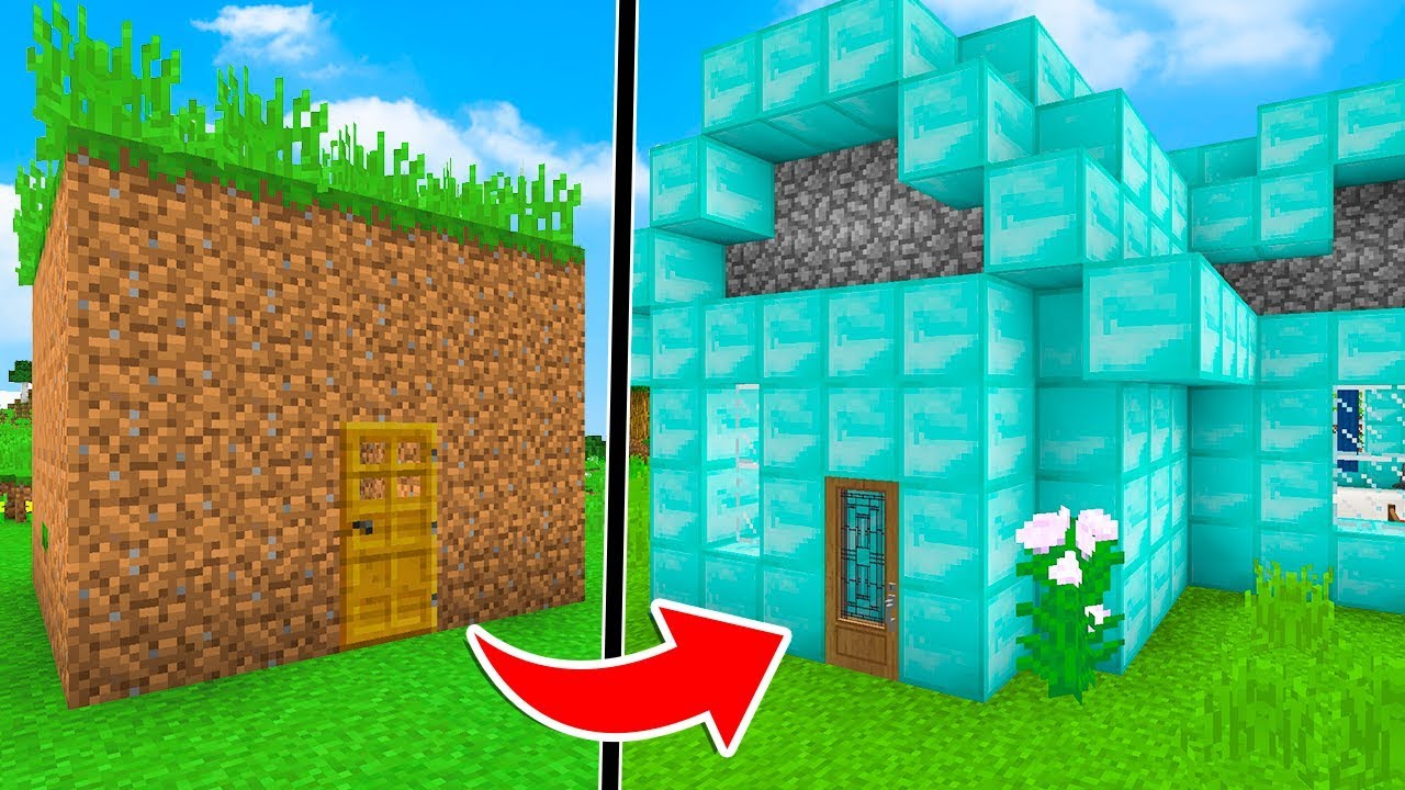 Minecraft ITA - LA CASA DEL NOOB DIVENTA PRO!! giochi uniti