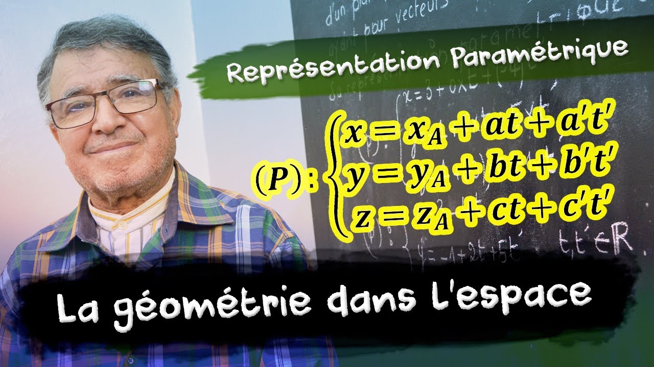 La représentation paramétrique d'un plan