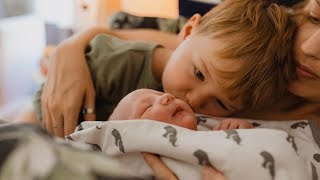 Homebirth Gender And Name Reveal Baby Wienen Homebirth Delivery