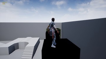 Jumping Ayu with root motion locomotion