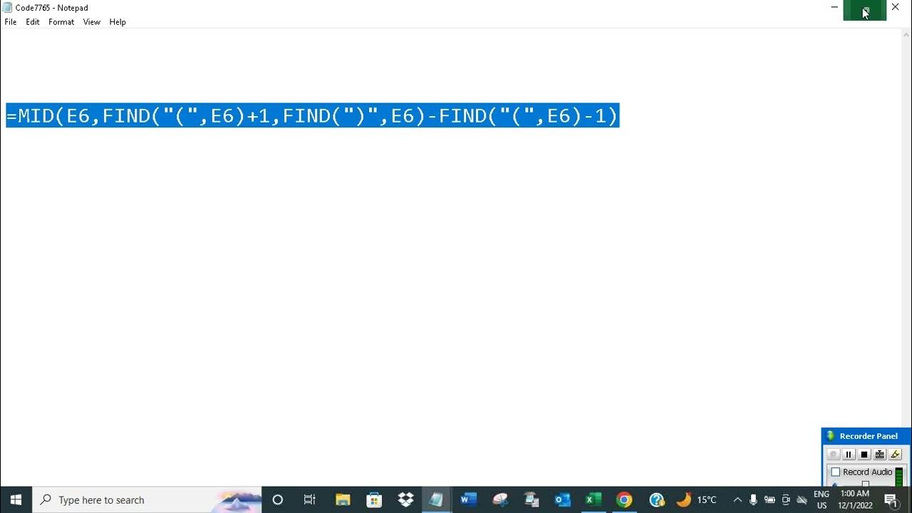 extract-text-between-parenthesis-brackets-in-excel-youtube