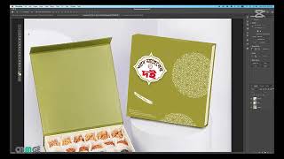 Carton Mockup Adobe Photoshop 2025 for iMac