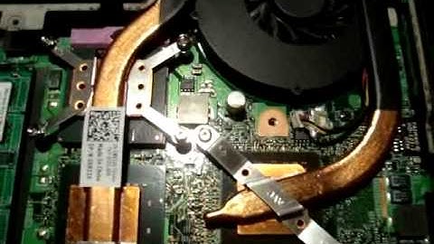 Changing the CPU in a Dell XPS M1530 Laptop