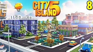 JOGO DE CONSTRUIR CIDADE DE CELULAR ANDROID/IOS - CITY ISLAND 5 Tycoon Building Simulation Parte 8 screenshot 2