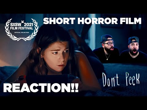 JK Bros React to DON'T PEEK - Horror Short (REACTION!!)