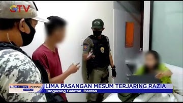 5 Pasangan Bukan Suami Istri Diamankan Petugas di Sebuah Penginapan - BIP 25/04