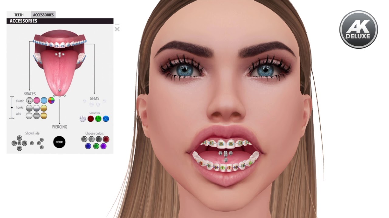 [AK Deluxe] Teeth Accessories YouTube