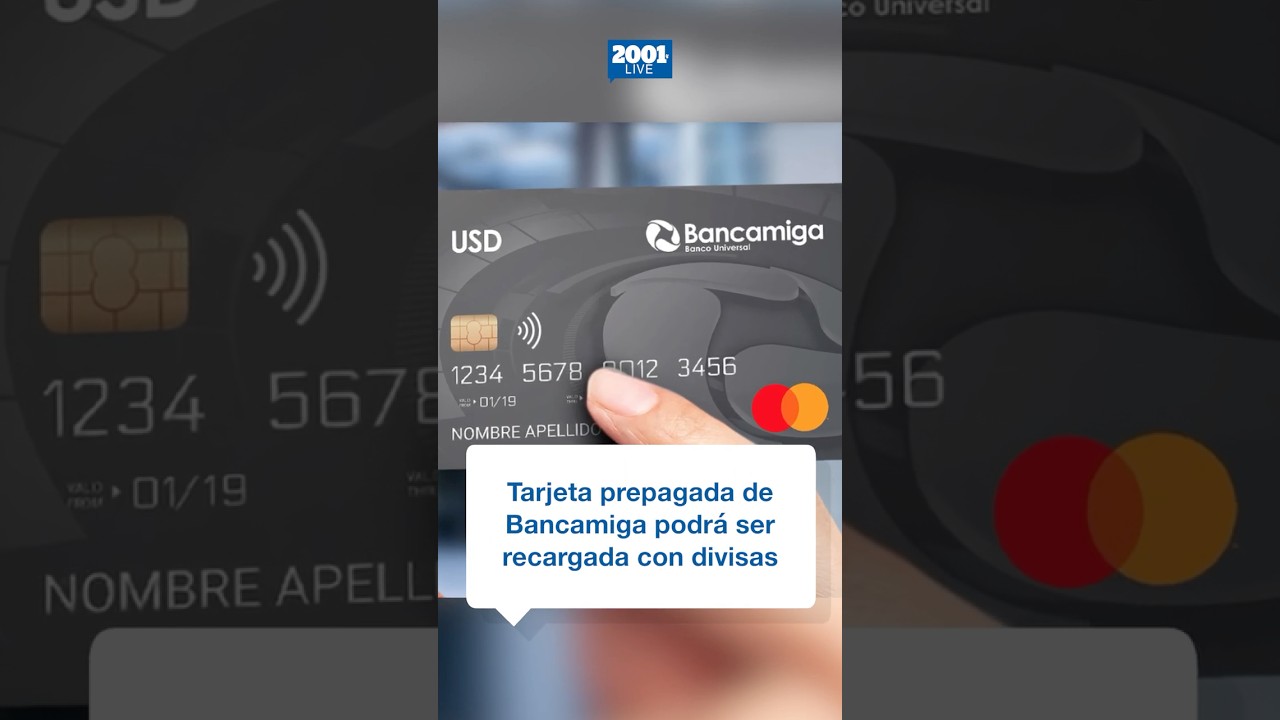 Tarjeta prepagada de Bancamiga podrá ser recargada con divisas: así es el mecanismo