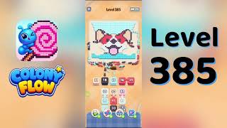 Colony Flow Level 385 Walkthrough | Full Gameplay | Solutionguruji