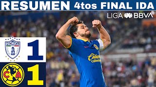 Pachuca 1-1 América, las Águilas salen con vida de Pachuca / 4tos de FINAL ida