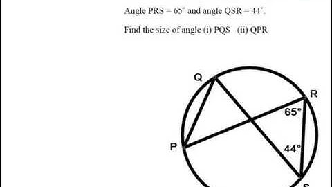 Circle Theorems: Examination Style Question 1 (GCSE/IGCSE/KS4)