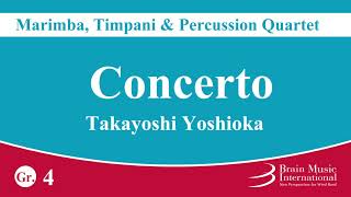 Concerto for Marimba, Timpani & Four Percussionists - Percussion Sextet by Takayoshi Yoshioka