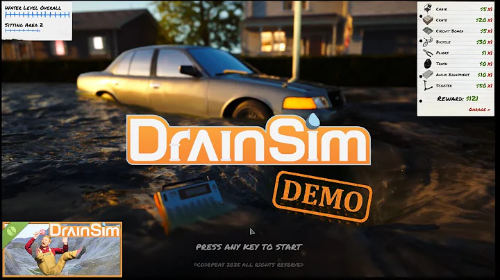 DrainSim: Let's Check It Out! - Demo (Full Stream)