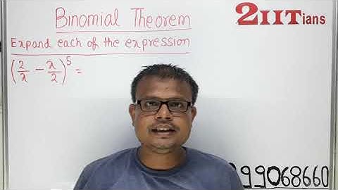 BINOMIAL THEOREM Exercise 8.1 Fully Solved Class 11 Maths NCERT IIT JEE
