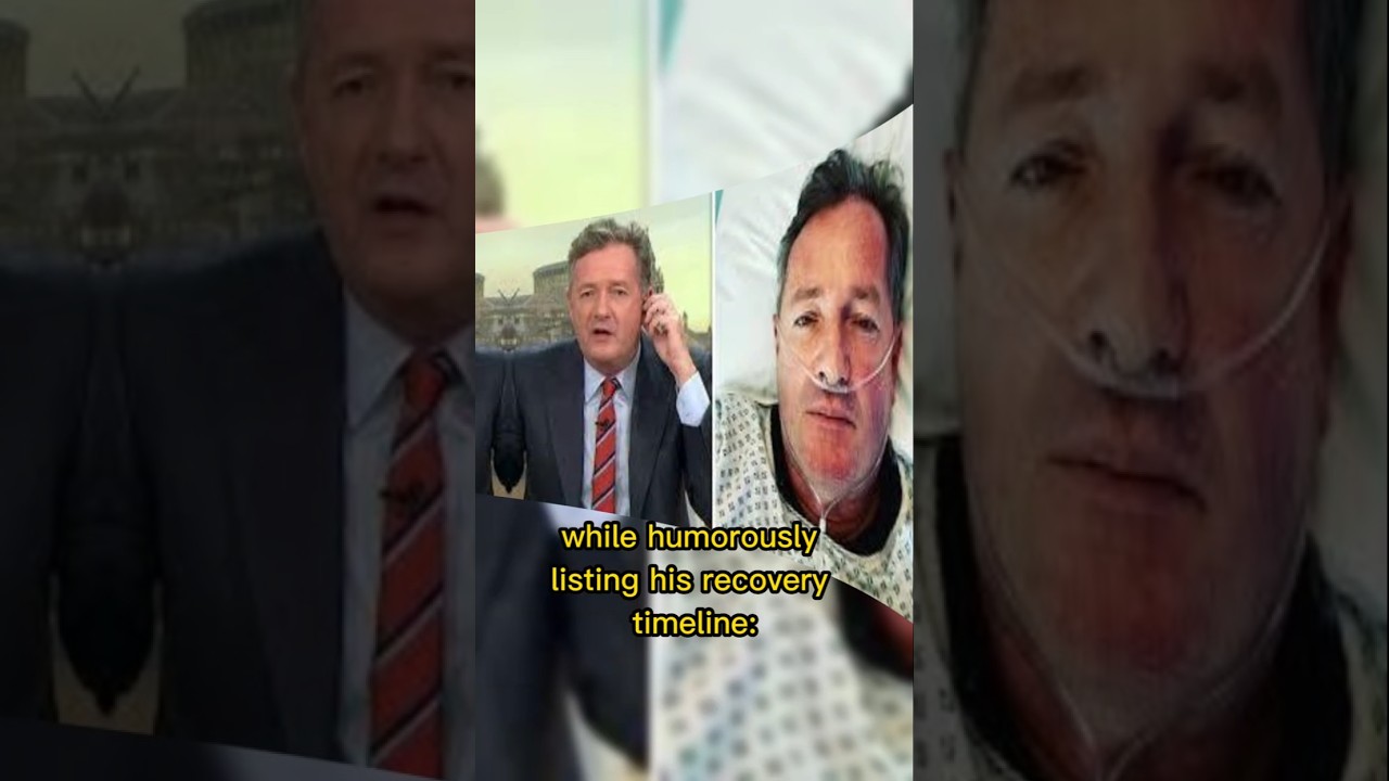 Пирс Морган госпитализирован после падения, восстановление займет три месяца. 