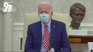 President Biden tours Pfizer manufacturing site