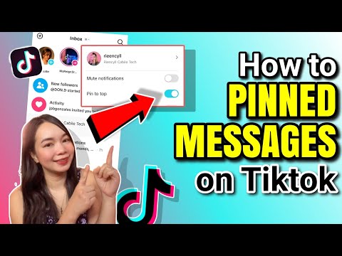 HOW TO PINNED MESSAGES ON TIKTOK | Riencyll Cabile