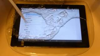Sony Xperia Tablet Z wifi 32 GB water test