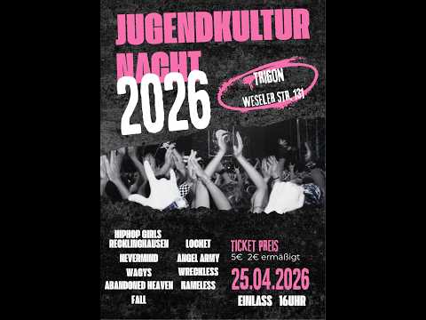 Nacht der Jugendkultur 2026 - Live aus dem Trigon Haltern