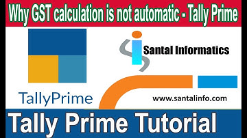 FAQ - Why GST is not automatically Calculated in Tally Prime  || Tally Prime in Tamil