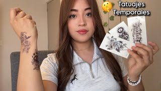 ASMR la chica popular del salón te pone tatuajes falsos en clase 👀♣️