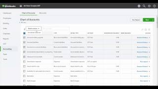How to Bulk Edit Default Tax Codes in Chart of Accounts within QuickBooks Online