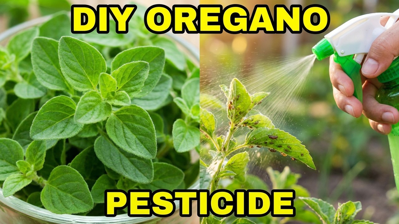 HOW TO MAKE OREGANO INSECTICIDE PESTICIDE FOR ALL PLANTS DIY Oregano How to make oregano insecticide pesticide for all plants diy oregano