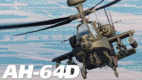 AH-64D Apache Gunship - Startup and short flight in DCS