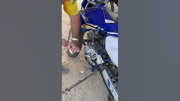 Bent shifter fix #dirtbike #motocross #enduro #yamaha