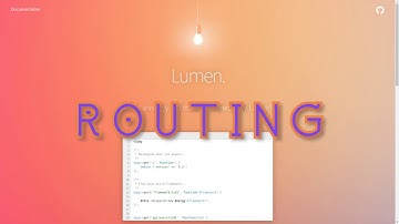 Laravel - Lumen routing Tutorial - [ latest 2021 ]