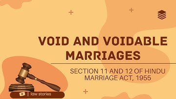 Void vs Voidable Marriages | Section 11 & 12 | Hindu Marriage Act