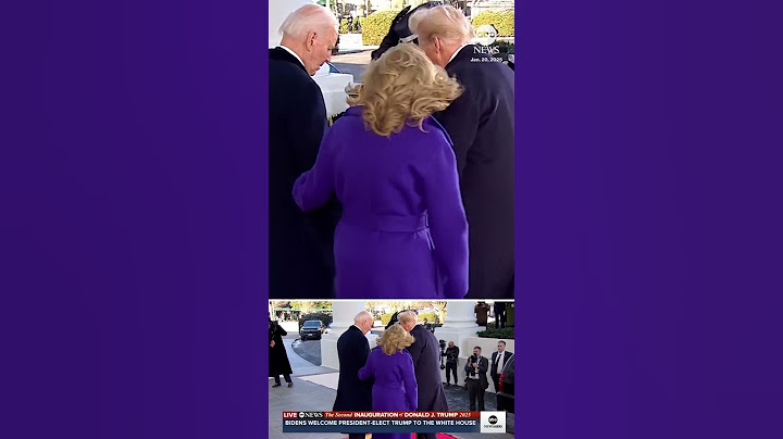 Biden tells Trump: 'Welcome home'