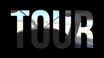 Beach tour in Maule M7 rc stol plane cockpit view