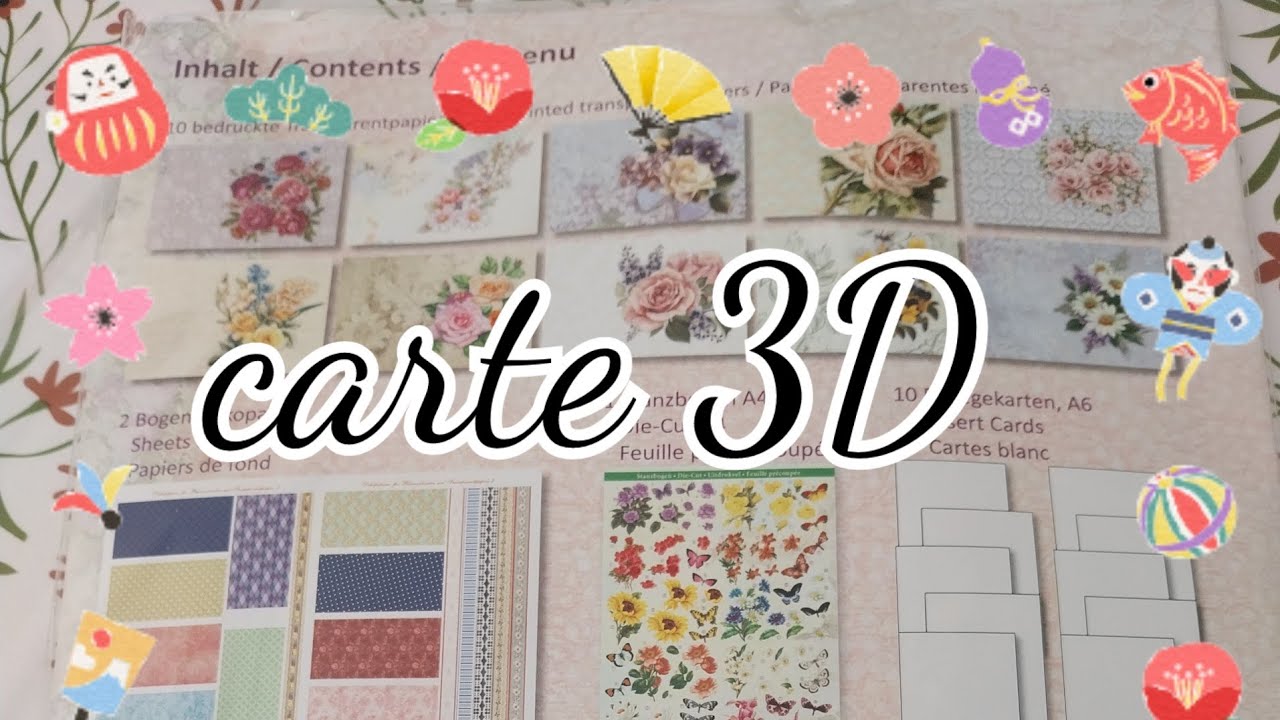 5/03/26 carte 3D avec le kit de chez buttinette