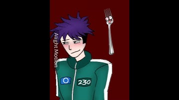 Thanos (230) got eliminated by a fork🍴|| Squid game S2 🦑 || #squidgame #trending #hanitwins